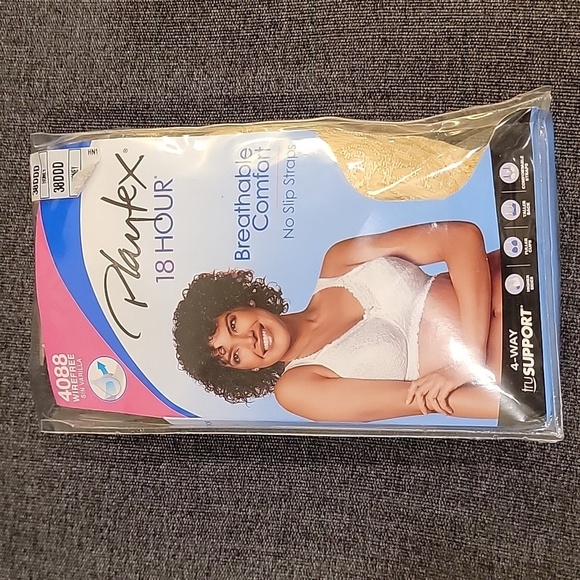 Playtex 18Hour Wireless Breatable Comfort Bra Size 38DDD NWT - Picture 7 of 7